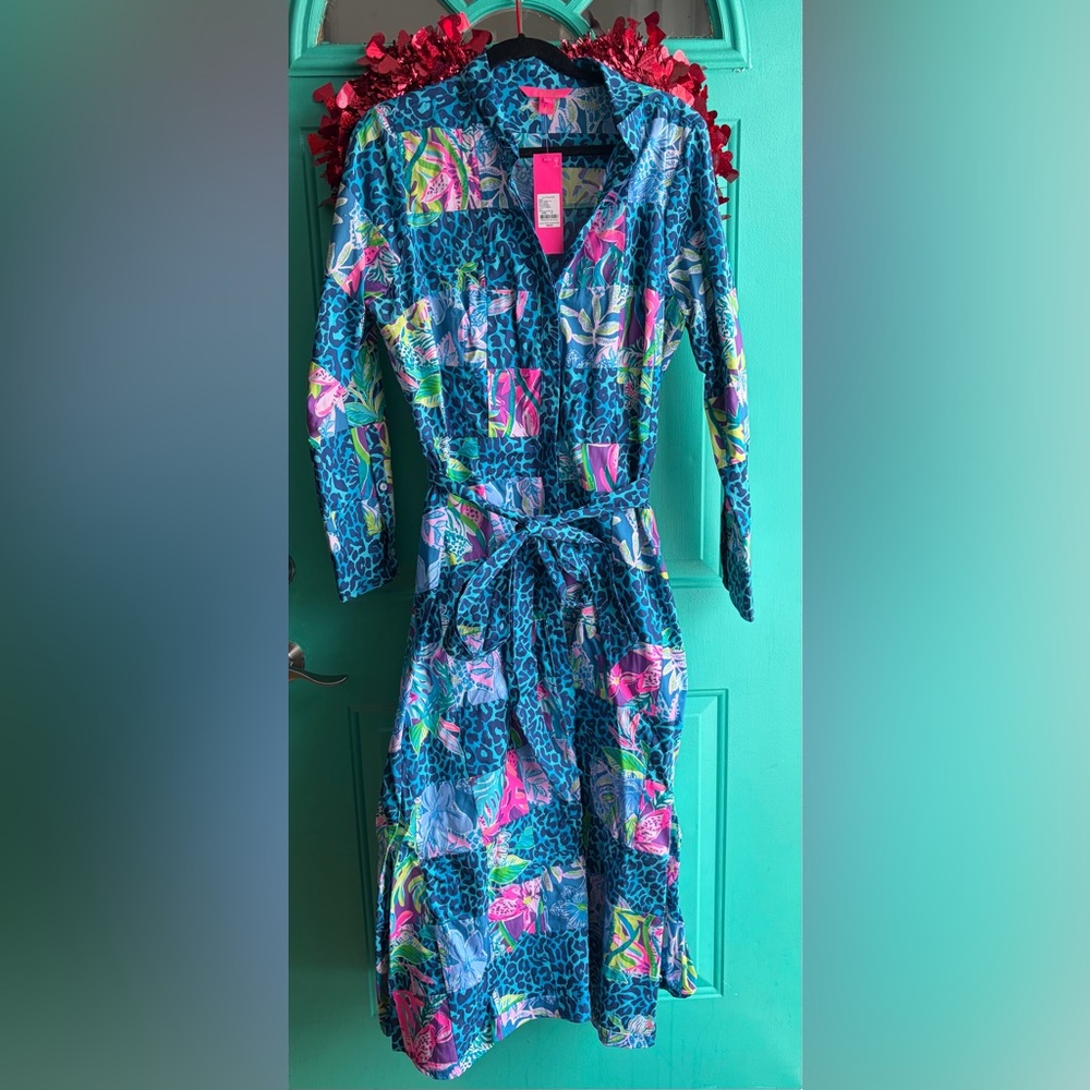 NWT Lilly Pulitzer Mira Midi Shirtdress - Lilly’s Party - 16
